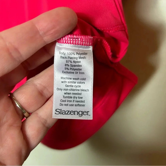 Slazenger Golf Zip Up Polo XS - Picture 4 of 5